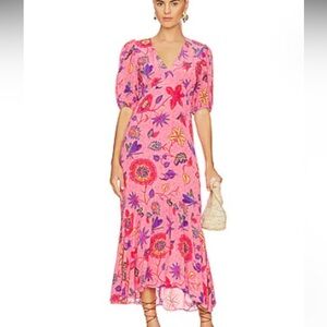 RHODE Ester Dress in Rouge Akiko Size 2